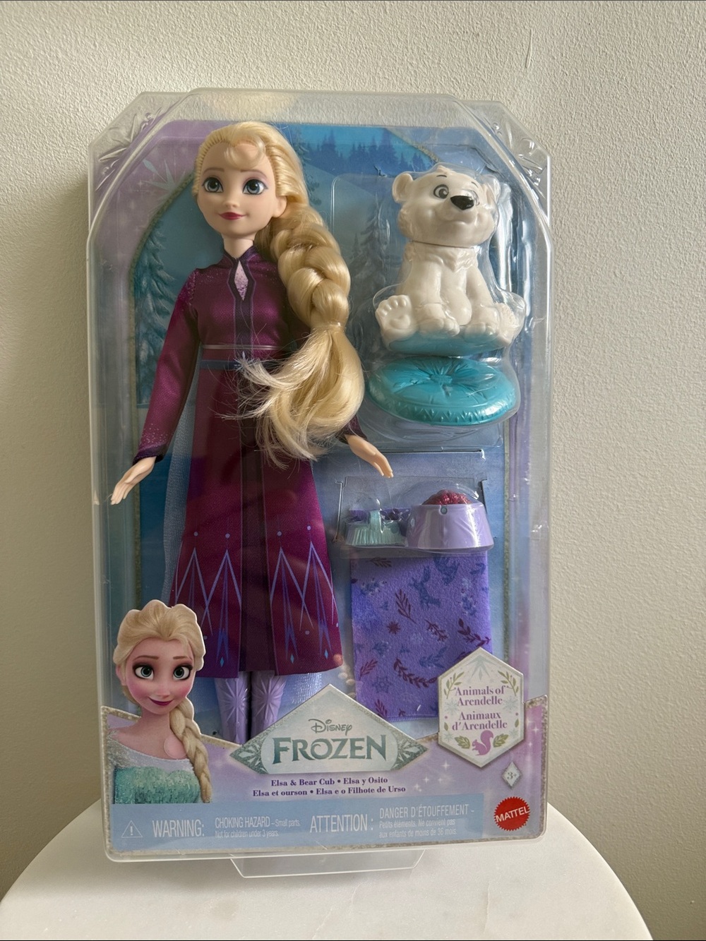 Disney Frozen Elsa Doll and Polar Cub Figure